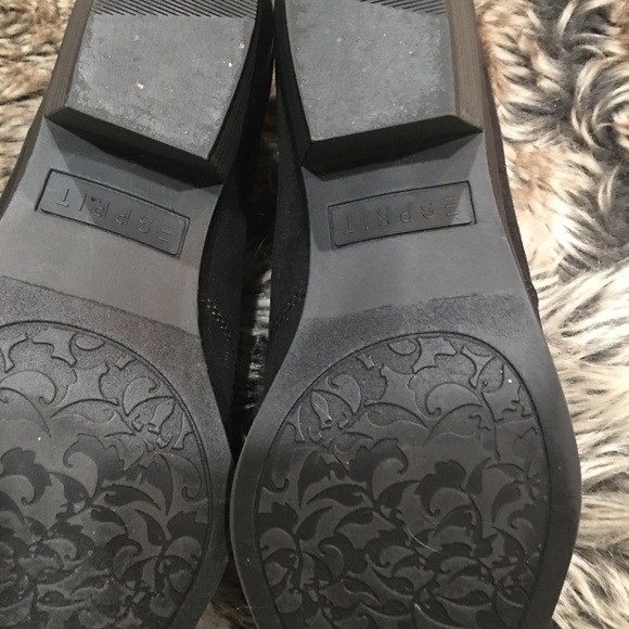 Esprit Diane Black Mules Rustic Slip On!!! - Picture 8 of 8